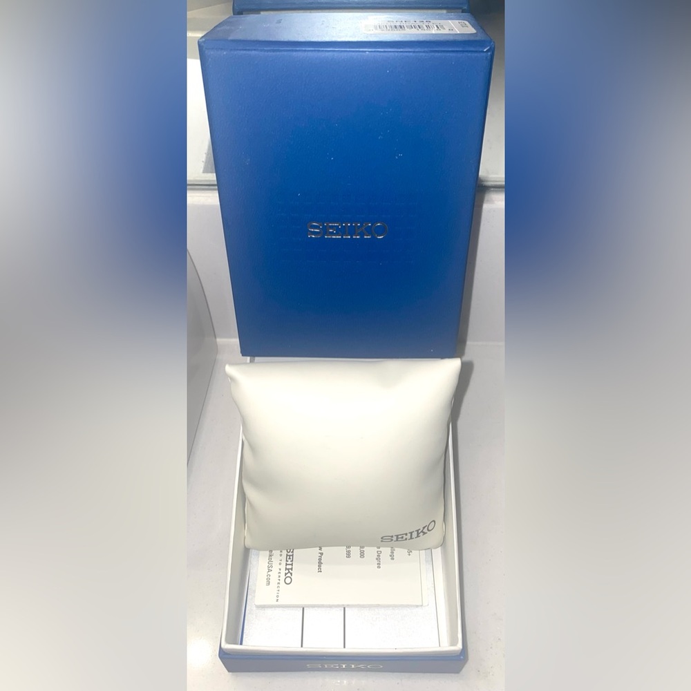 Auth Seiko Blue Empty Presentation Storage Displa… - image 7